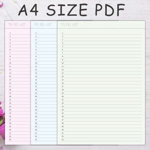 Minimalist Digital to Do List, Minimalist to Do List Printable, Simple ...