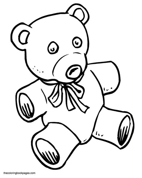 Teddy Bear Coloring Pages To Print Coloring Nation