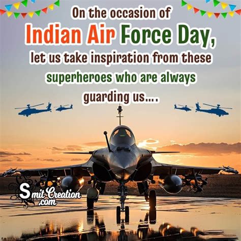 Indian Air Force Day Quote Pic Smitcreation