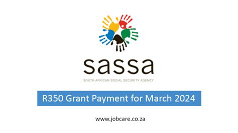 Sassa Srd R350 Grant Payment Dates For March 2024 Jobcare