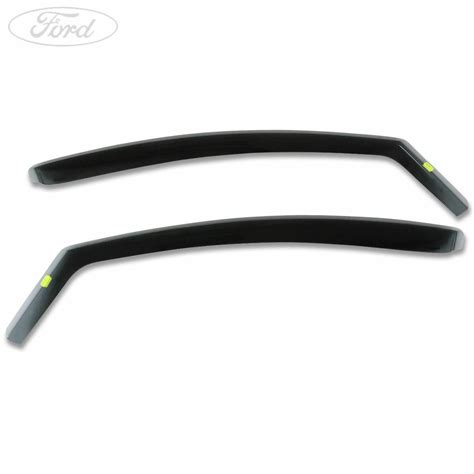 Genuine ClimAir Front Window Wind Deflectors For Fiesta Mk7 5 Door 2008