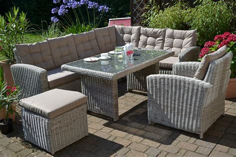 Amazon De Bomey Rattan Lounge Set I Gartenm Bel Set Manhattan Teilig