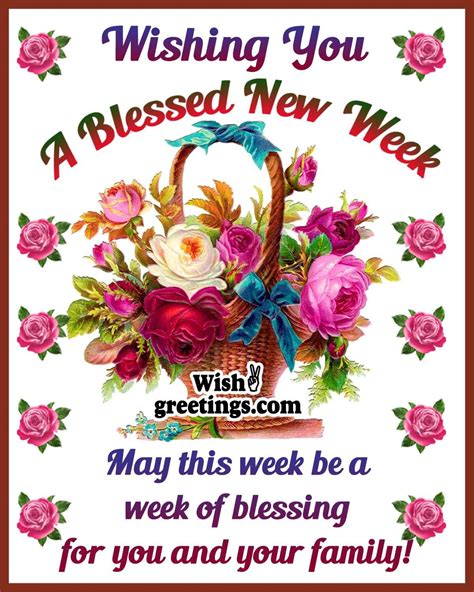 Happy New Week Images Wish Greetings