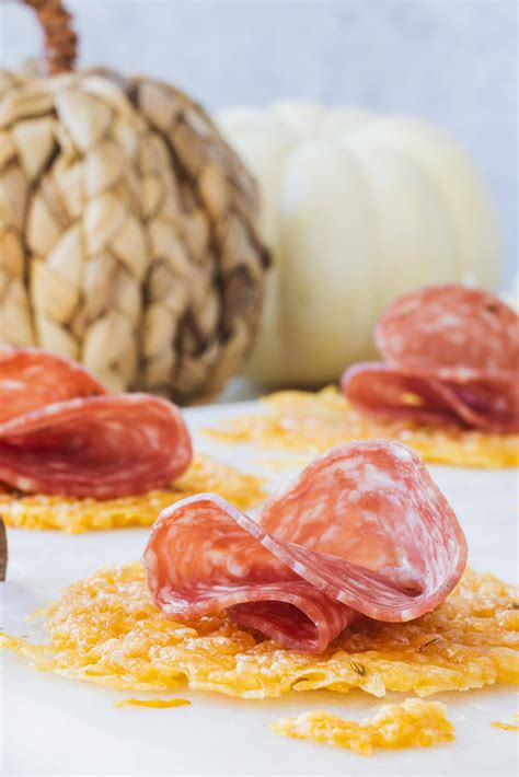 Parmesan Frico with Salami - Patrick Maese