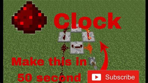 How To Make Redstone Clock In Minecraft1193 Java Youtube