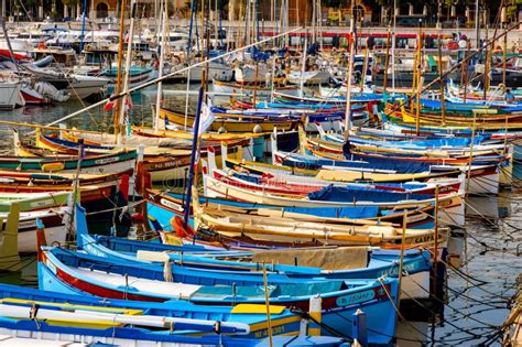 Nice Port With Yachts Boats And Pierces And Yacht Marina With Quai Des