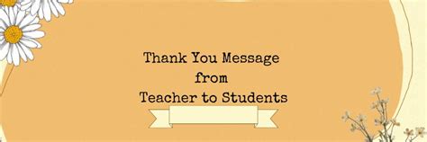 30 Thank You Message for Students from Teacher 2025 - Elimu Centre