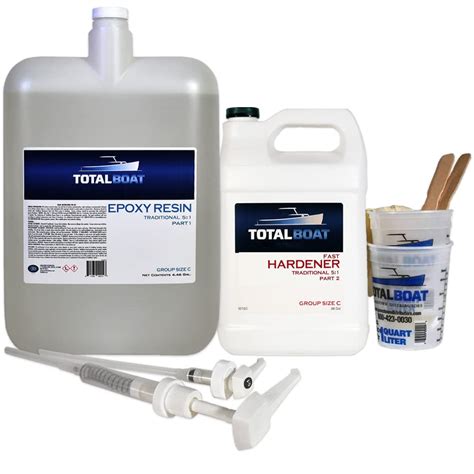 Amazon Totalboat Epoxy Resin Kit Gallons Fast Hardener