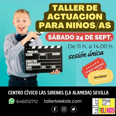 Taller de Actuación Sesión Única Taller Telekids