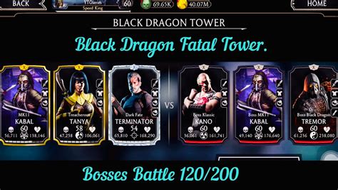 Black Dragon Tremor Fatal Tower Bosses Battle 120 Gameplay Reward