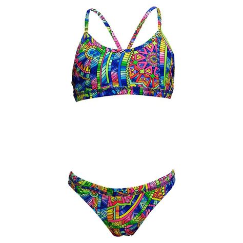 Funkita Racerback Bikini Multicolor Swiminn