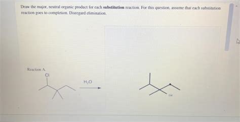 Solved Draw The Major Neutral Organic Product For Each Chegg