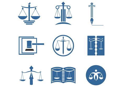 Set Of Lawyer Legal Law Firm Logo Design Graphic By Qnah Creative