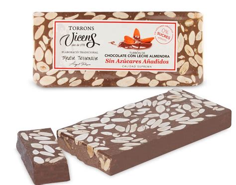 Compra Online Turr N Sin Az Car Vicens Chocolate Leche Almendra Con