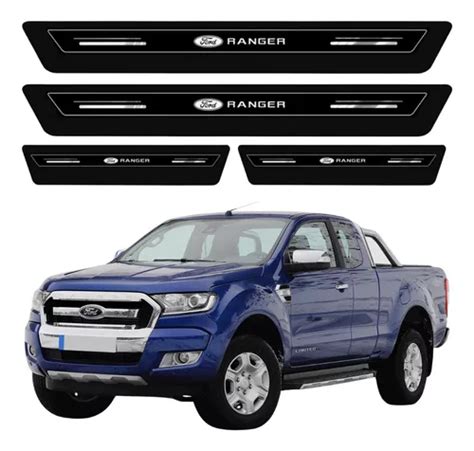 Soleira Protetor Porta Platinum Ford Ranger Cb Dp