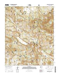 Coconino National Forest Topo Map in Coconino County, Arizona