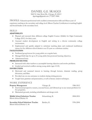 Edu Resume Pdf