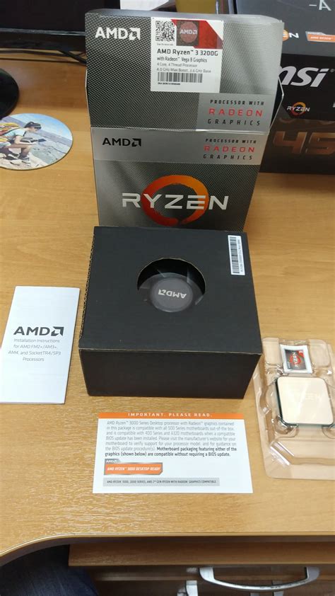 Обзор от покупателя на Процессор AMD Ryzen 3 3200G AM4 BOX — интернет ...
