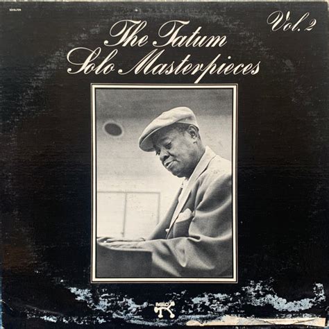 Art Tatum The Tatum Solo Masterpieces Vol 2 1975 Indianapolis