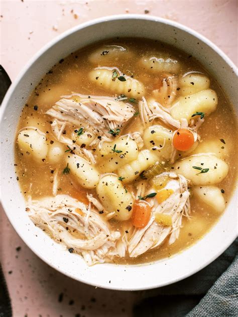 Chicken Gnocchi Soup Dad With A Pan