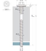 Bohrschrauben Fassadenschrauben Edelstahl