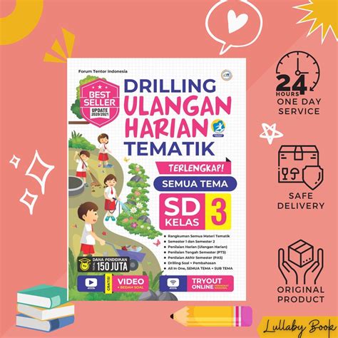 Jual BUKU KELAS 3 SD RILLING ULANGAN HARIAN TEMATIK FORUM EDUKASI