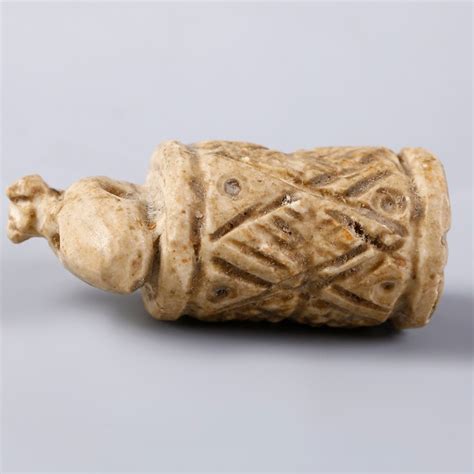 Uruk Cylinder Seal with Ram Shaped Finial - Near Eastern Antiquities | Ancient & OrientalAncient ...