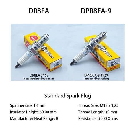 1pcs Original Motorcycle Spark Plug Dr8ea Dpr8ea 9 Motorcycle Spark