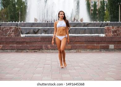 Full Body Portrait Beautiful Sexy Brunette Stock Photo 1491645368 Shutterstock