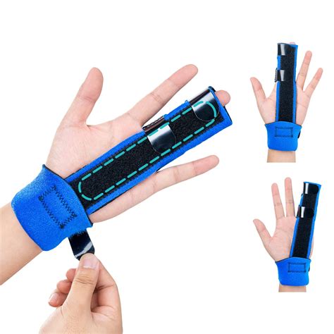 Buy Fingers Splint Adjustable Finger Meta Brace Aluminum Plate