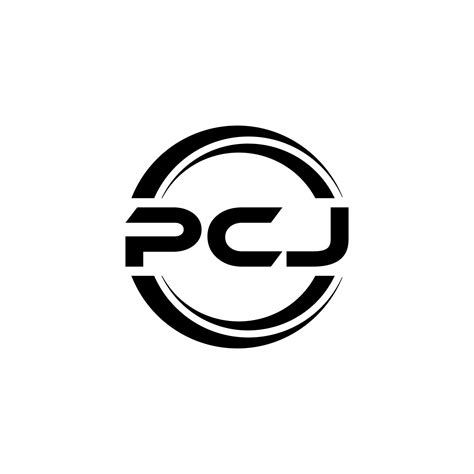 PCJ Logo Design, Inspiration for a Unique Identity. Modern Elegance and