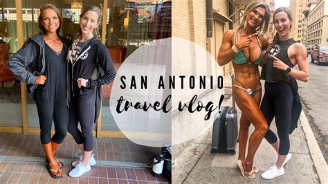 TRAVEL VLOG Leg Workout 3 Weeks Out Bikini Prep NPC NFF