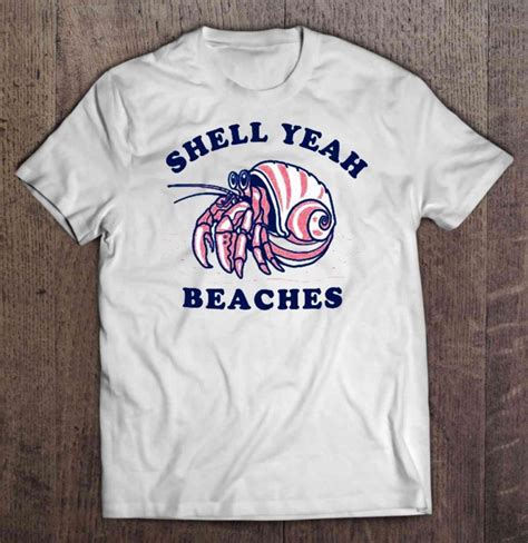 Shell Yeah Beaches Hermit Crab T Shirt Ad PADSHOPS