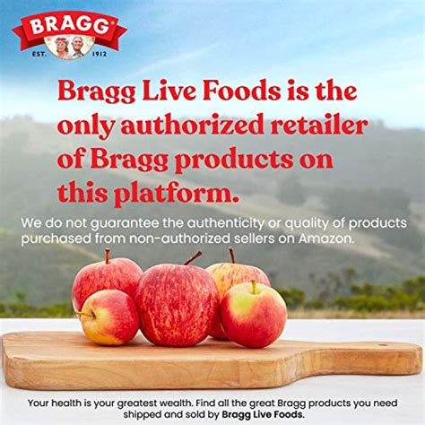 Bragg Organic Apple Cider Vinegar With the Mother– USDA Certified Organic – Raw, Unfiltered All ...