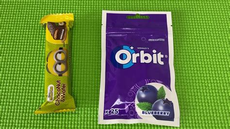 Orbit Bluberry And Choconut Wafer Unboxing Choconut Wafer Unboxing Satisfying Video Asmr Asmr