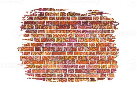 Graffiti Brick Wall Sublimation Clipart Png 21444261 Png