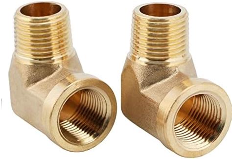 Amazon JUWO Brass Pipe Fitting 90 Degree Street Elbow 3 4 NPT