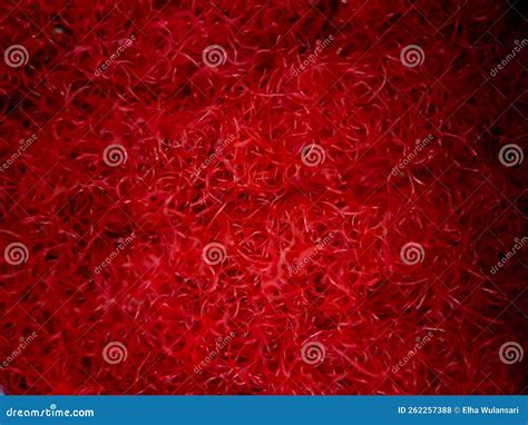 Macro Texture Of Red And Gold Home Carpet Fabric Wallpaper Background