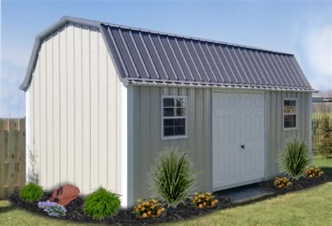 Metal Lofted Garden Shed | Miller's Mini Barns