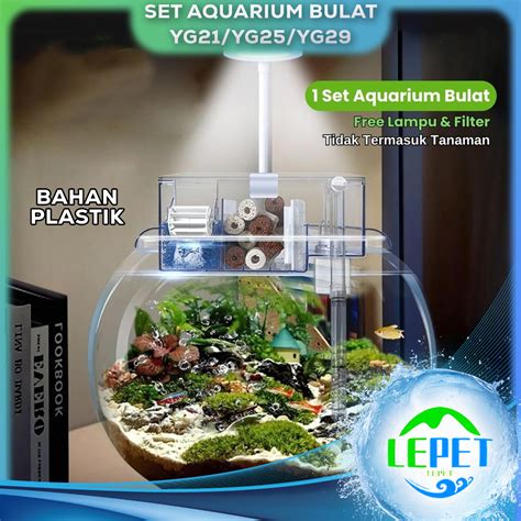 Jual Lepet Paket Aquarium Bulat Plastik Yg Yg Yg Akuarium Ikan