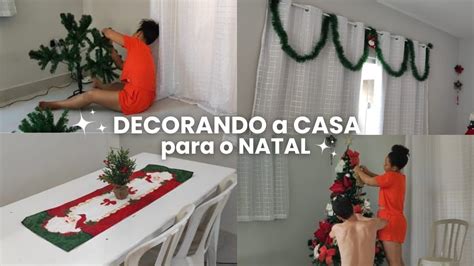 DECORANDO A CASA PARA O NATAL montei a árvore de natal enfeites