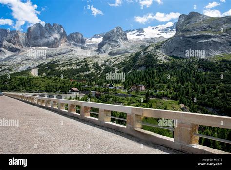 Views Of Marmolada Mountain Massif The Highest Mountain In The