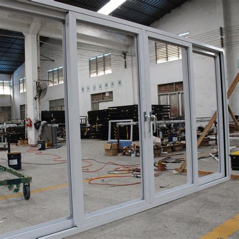 Powder Coated Aluminum Sliding Door Double Glazed Aluminium Windows And