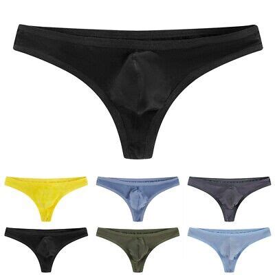 Herren Sexy Thong Unterw Sche Modale Niedrige Taille Tanga Bikini