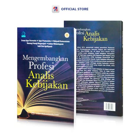 Jual Buku Mengembangkan Profesi Analisis Kebijakan Ugm Press Shopee Indonesia