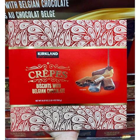 Kirkland Signature Crepes Biscuits With Belgian Chocolate G Shopee