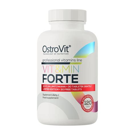 OstroVit VIT&MIN FORTE 120 tabletti - Omegafit.ee