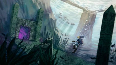 Water Temple Entrance by https://www.deviantart.com/takai-dono on ...