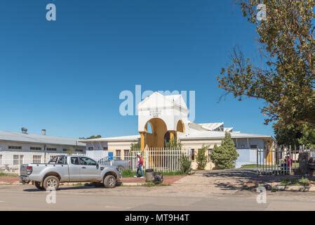 KOKSTAD, SOUTH AFRICA - MARCH 26, 2018: The historic town hall, built ...