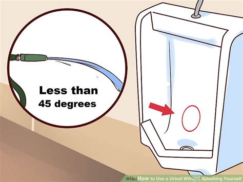 How To Use A Urinal Without Splashing Yourself 11 Steps